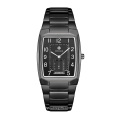 Men Fashion Stainless Steel Simple Quartz Wristwatch Waterproof Dial Watch